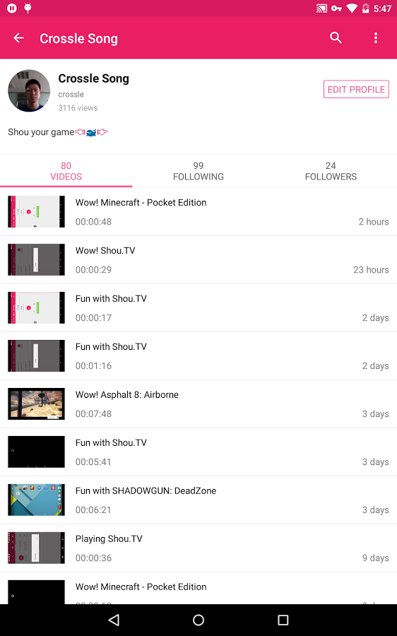 Shou.TV (Screen Recorder Pro) » Apk Thing - Android Apps 