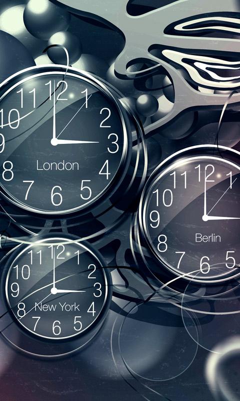 Black clock live wallpaper PRO » Apk Thing - Android Apps Free Download
