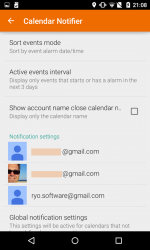 Calendar Events Notifier