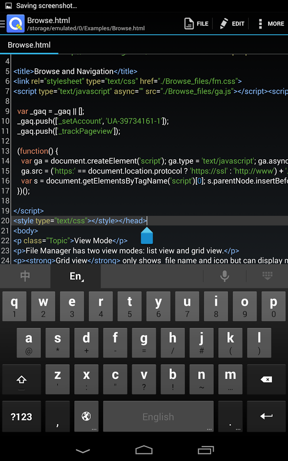 plain text editor android
