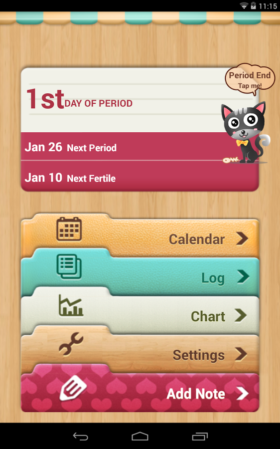 period calendar app