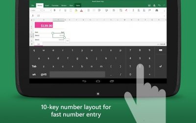 Keyboard for Excel