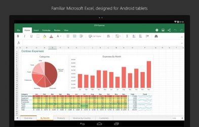 Microsoft Excel for Tablet