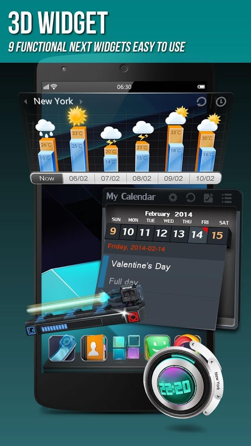 download next launcher 3d shell full version for free