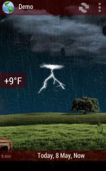 Animated Weather Widget&Clock