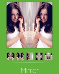 InstaBox:square collage mirror