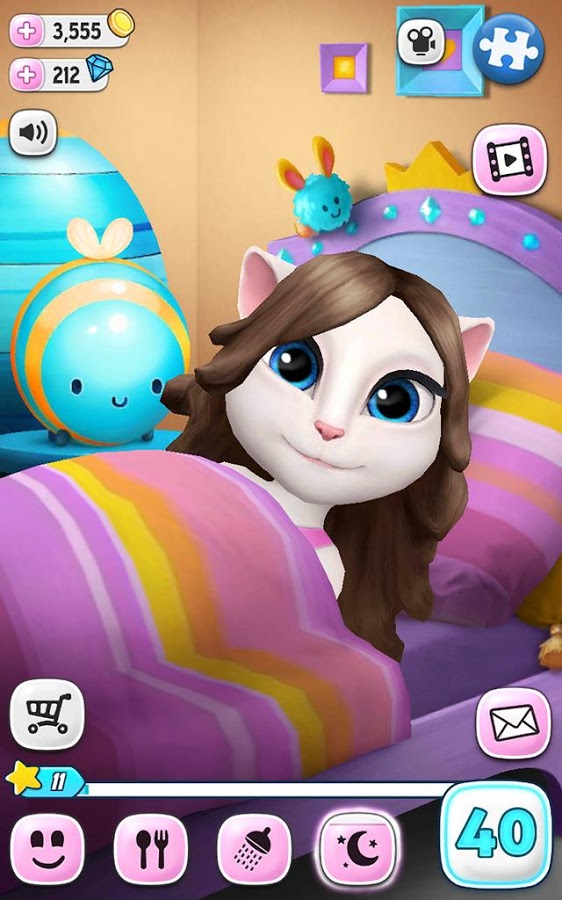 my talking angela games to play