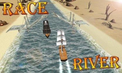 Turbo River Racing Ship 3D