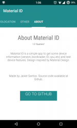 Material ID - Device Info