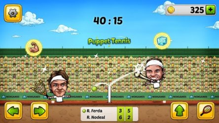 Puppet Tennis-Forehand topspin