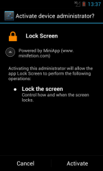 Mini Lock (Lock Screen)