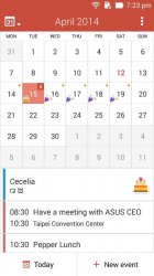 ASUS Calendar