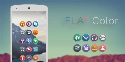 FLAT Color - Icon Pack