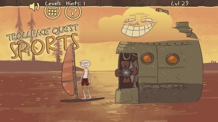 Troll face Quest Sports puzzle