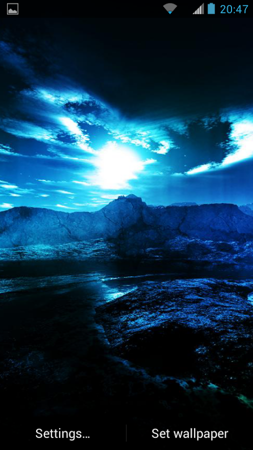 Dark Blue Parallax Wallpaper » Apk Thing - Android Apps ...