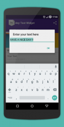 Simple Text Widget (Any Text)