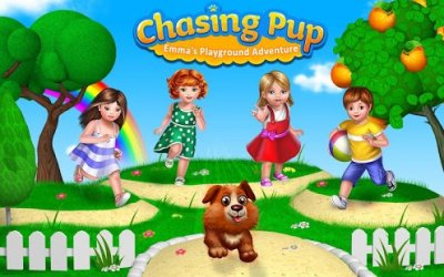 Chasing Pup- Emma's Playground