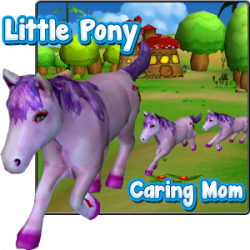 Little Pony Caring Mom
