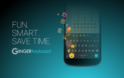 Ginger Keyboard-Emoji Keyboard