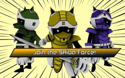 Mighty Swiping Shiba Force