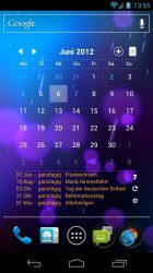 Calendar Widget+Status