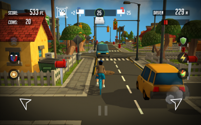 PaperBoy:Infinite bicycle ride
