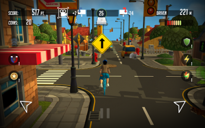 PaperBoy:Infinite bicycle ride