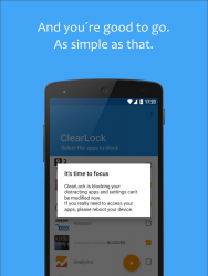 ClearLock: block distractions!