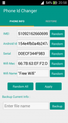 Xposed Phone Id, IMEI Changer