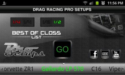 Drag Racing Pro Setups