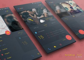 MaTeRiaL fLaT for KLWP