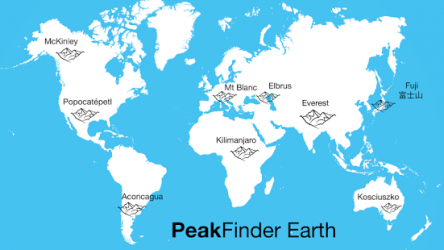 PeakFinder Earth