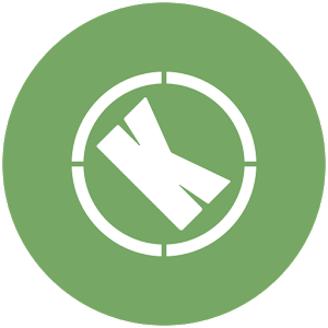 Green cms. Kinetic Power icon.