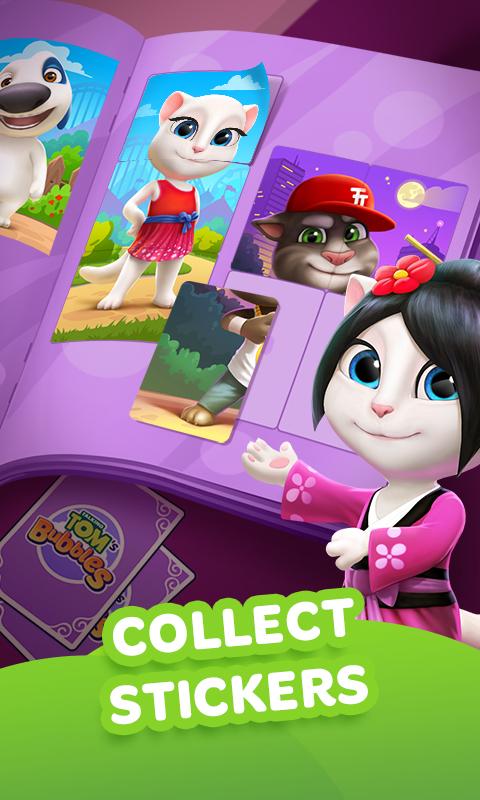 my talking tom bubble shooter download