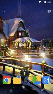 White Christmas 3D Live Wall