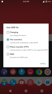 Use USB for Marshmallow