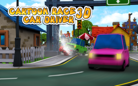 Cartoon Race 3D Car Driver