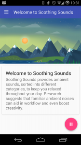 Soothing Sounds Beta