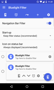 Bluelight Filter - Schedule