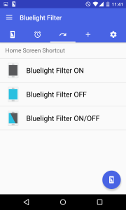 Bluelight Filter - Schedule