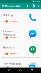 All Messages Widget