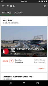 F1 Hub 16 - F1 Info & Calendar