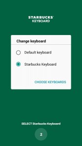 Starbucks Keyboard