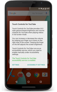 Touch Controls for YouTube