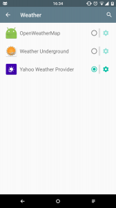 Yahoo CM Weather Provider