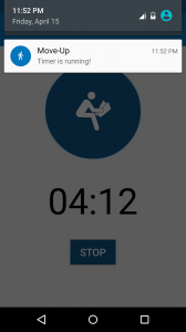 Move-Up - Sitting Timer