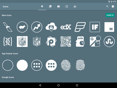 Flat White Icon Pack