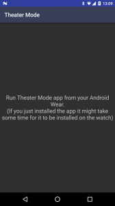 Theater Mode for Wear Preview