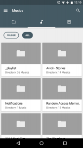File Manager FS: Storage space