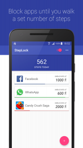 StepLock * Walk & Unblock Apps